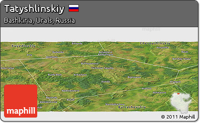 Satellite Panoramic Map of Tatyshlinskiy
