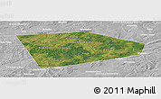 Satellite Panoramic Map of Tatyshlinskiy, lighten, desaturated