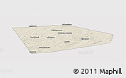 Shaded Relief Panoramic Map of Tatyshlinskiy, cropped outside