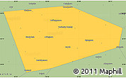 Savanna Style Simple Map of Tatyshlinskiy