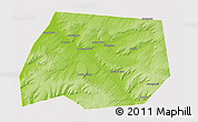 Physical 3D Map of Tuymazinskiy, cropped outside