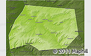 Physical 3D Map of Tuymazinskiy, darken