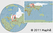 Savanna Style Location Map of Tuymazinskiy, highlighted country, highlighted grandparent region, within the entire country, hill shading