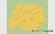 Savanna Style Map of Tuymazinskiy, single color outside