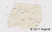 Shaded Relief Map of Tuymazinskiy, cropped outside