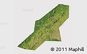 Satellite 3D Map of Uchaly, cropped outside