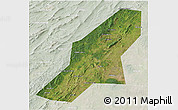 Satellite 3D Map of Uchaly, lighten