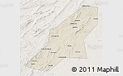 Shaded Relief 3D Map of Uchaly, lighten