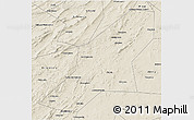 Shaded Relief 3D Map of Uchaly