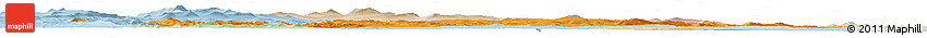 Political Horizon Map of Uchaly, lighten