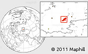 Blank Location Map of Uchaly
