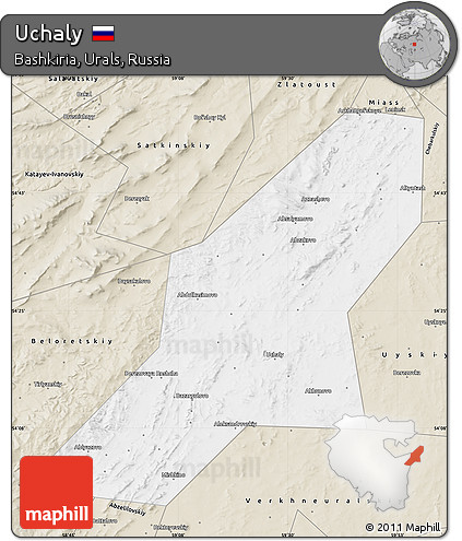 Classic Style Map of Uchaly