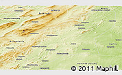 Physical Panoramic Map of Uchaly