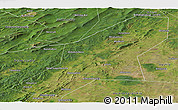 Satellite Panoramic Map of Uchaly
