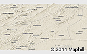 Shaded Relief Panoramic Map of Uchaly