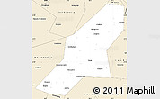 Classic Style Simple Map of Uchaly