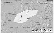 Gray 3D Map of Ufa