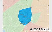 Political Map of Chelyabinsk, lighten