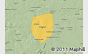 Savanna Style Map of Chelyabinsk