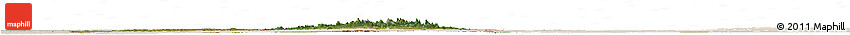 Satellite Horizon Map of Urals, lighten