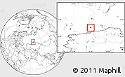 Blank Location Map of Kurgan