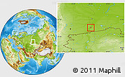 Physical Location Map of Kurgan