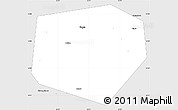 Silver Style Simple Map of Kurgan