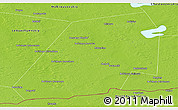 Physical Panoramic Map of Makushinskiy