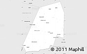 Silver Style Simple Map of Makushinskiy