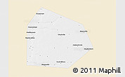 Classic Style 3D Map of Pritobolnyi, single color outside