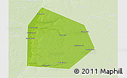 Physical 3D Map of Pritobolnyi, lighten
