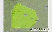 Physical 3D Map of Pritobolnyi, semi-desaturated