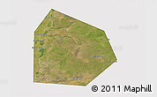Satellite 3D Map of Pritobolnyi, cropped outside