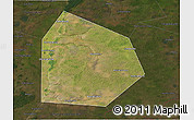 Satellite 3D Map of Pritobolnyi, darken