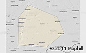 Shaded Relief 3D Map of Pritobolnyi, desaturated