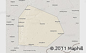 Shaded Relief 3D Map of Pritobolnyi, semi-desaturated