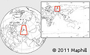 Blank Location Map of Pritobolnyi, highlighted parent region, highlighted grandparent region, within the entire country