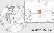 Blank Location Map of Pritobolnyi