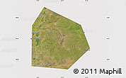 Satellite Map of Pritobolnyi, cropped outside