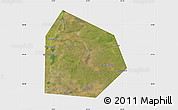 Satellite Map of Pritobolnyi, single color outside