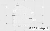 Silver Style Map of Pritobolnyi, single color outside
