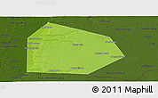 Physical Panoramic Map of Pritobolnyi, darken