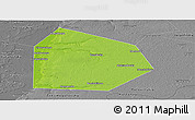 Physical Panoramic Map of Pritobolnyi, desaturated