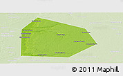 Physical Panoramic Map of Pritobolnyi, lighten