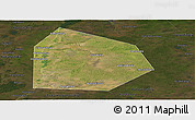 Satellite Panoramic Map of Pritobolnyi, darken