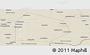 Shaded Relief Panoramic Map of Pritobolnyi