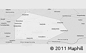 Silver Style Panoramic Map of Pritobolnyi