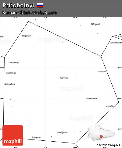 Blank Simple Map of Pritobolnyi