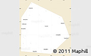 Classic Style Simple Map of Pritobolnyi, single color outside