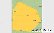 Savanna Style Simple Map of Pritobolnyi